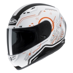 KASK HJC CS-15 SAFA WHITE/ORANGE